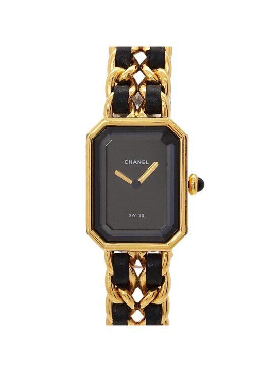 Chanel Première Black and Gold L Size Watch [Used] – Vintage  Chanel Premiere L Vintage Watch Black Gold